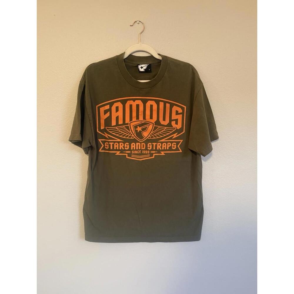 Y2K Famous Stars and Straps Shirt Men’s Size Large Big Logo Graphic Print Killer